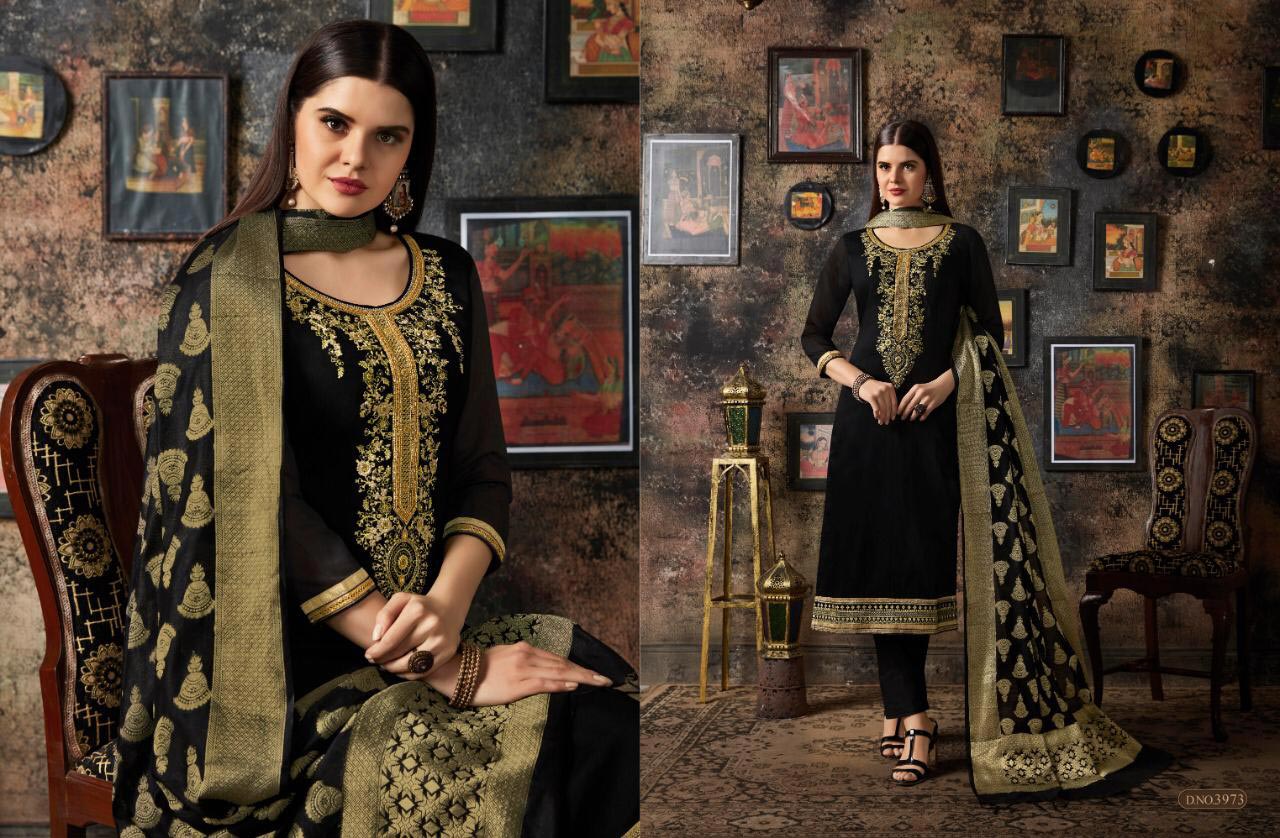 Aabhushan Vol-4 Kessi Fabrics Embroidery Dress Material Aabhushan Vol-4 Kessi Fabrics Embroidery Dress Material